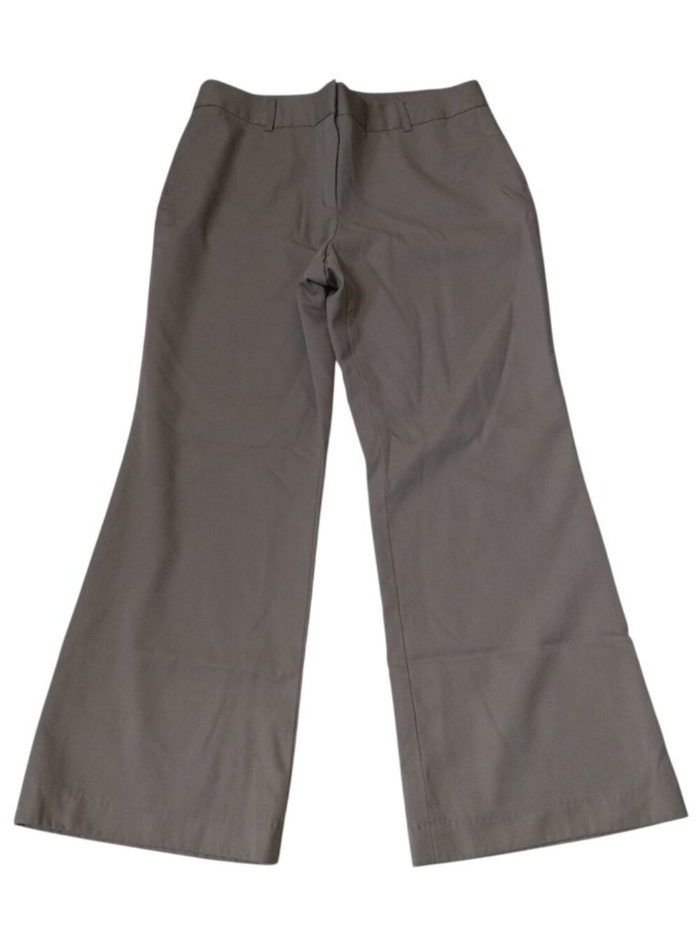 J. Crew Original Fit Women’s Size 14 Beige Wool Trouser Pants Neutral Office
